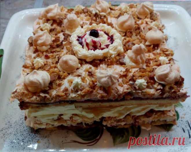 Ценителям прекрасного и вкусного посвящается: изысканный торт – пирожное « Пани Валевска» | Рецепты БЕЗ Секретов | Дзен