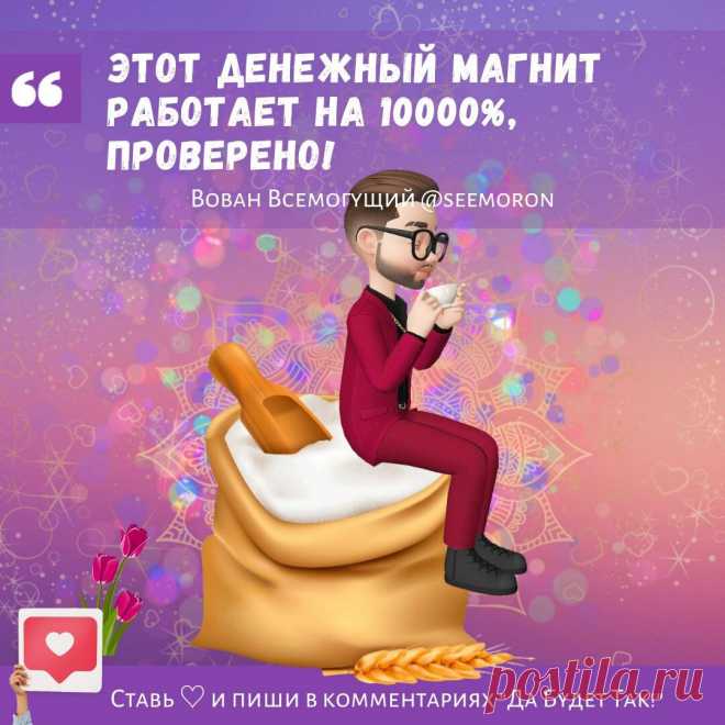 Этот денежный магнит работает на 10000%, проверено! | Вован Всемогущий Симорон | Дзен