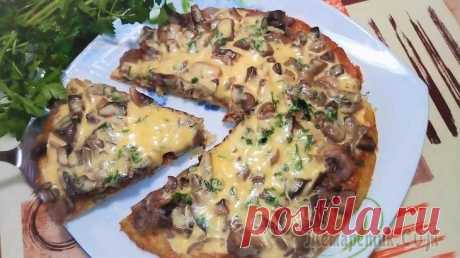 Картофельная пицца на сковороде Potato pizza! Картофельная пицца на сковороде! Вкусно, Сытно и очень Легко! Приготовьте очень вкусную пиццу на сковороде с грибами под сыром, такую пиццу еще называют картофельным пирогом на сковороде...