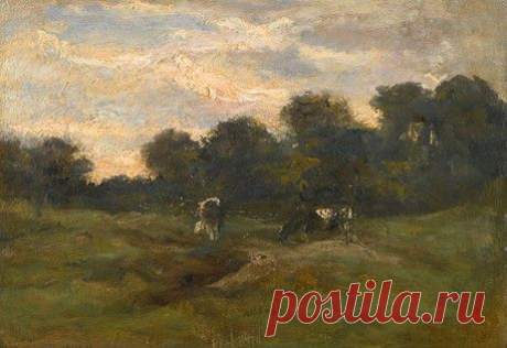 Facebook
Искусство дня: Ван Гог, коровы на лугу, августа 1883. Масло на холсте, на панели, 31,5 x 44.0 см. частные коллекции. (Автор перевода: Bing)