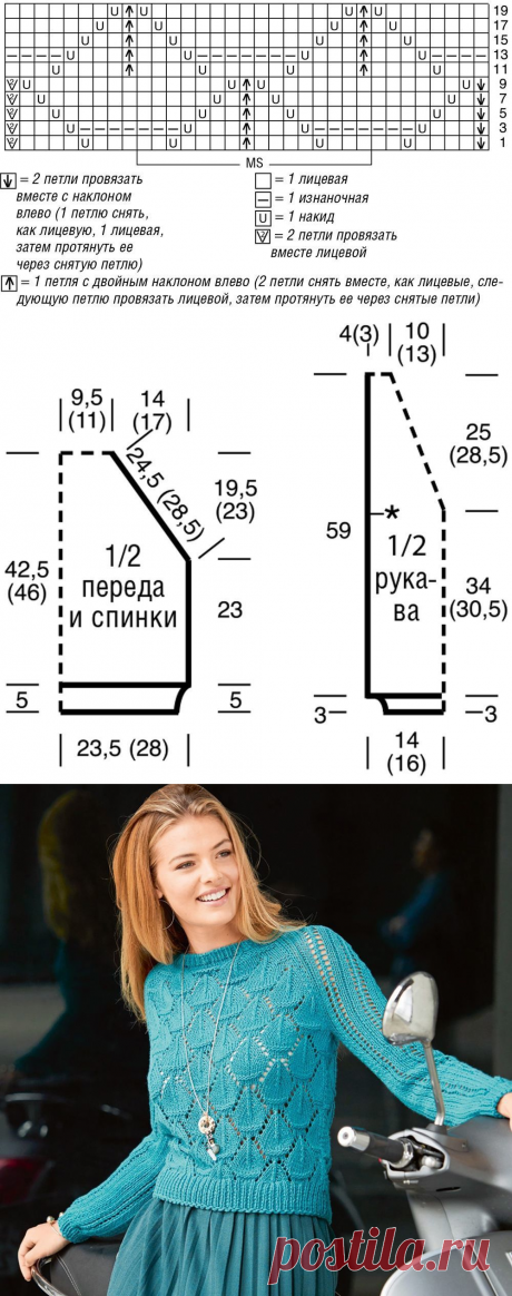 Подборка красивых ажурных джемперов спицами. Ажурные джемперы спицами, схемы и подробное описание. Женский джемпер. | Вязание спицами. Рукоделие. | Яндекс Дзен