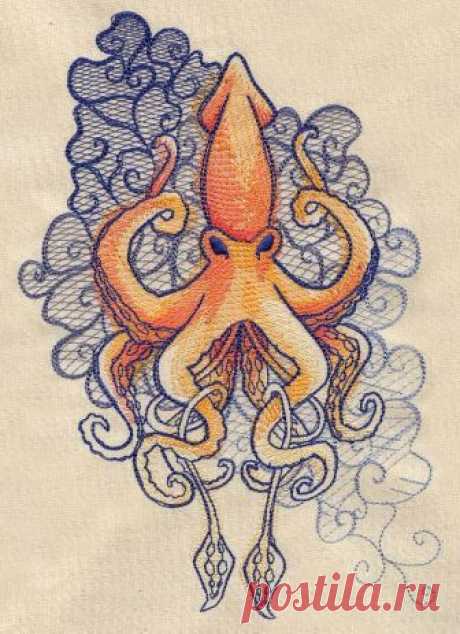 The Seven Seas - Koi Tattoo | Urban Threads: Unique and Awesome Embroidery Designs