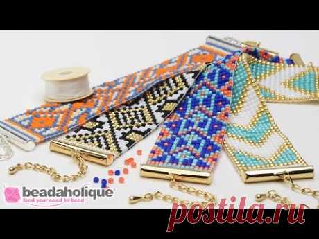 How to Make the Beaded Loom Bracelet Kits by Beadaholique