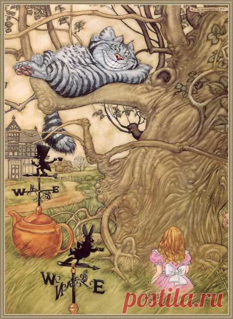 Alice in Wonderland by Angel Dominguez Алиса в стране чудес Энжел Домингес | Алиса в Стране Чудес