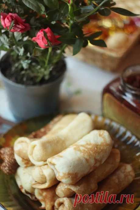 Блинчики с капустой Рецепт Завтрак- Журнал полезных советов