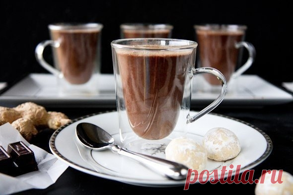 Как приготовить горячий имбирный шоколад - рецепт, ингридиенты и фотографии