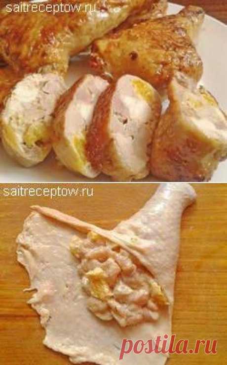 Фаршированные куриные окорочка | Сайт рецептов