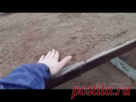 Земля и песок - грунт для выгонки лука в теплице - YouTube