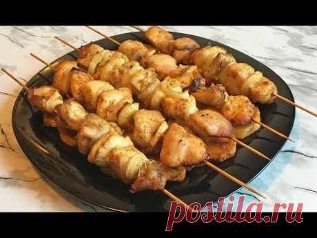 Вкуснейшие Куриные Шашлычки в Духовке (Быстро и Просто) / Chicken Skewers in the Oven