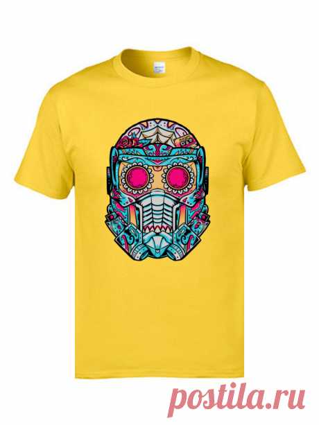 Máscara de neón de México cráneo camisetas Star Wars Darth Vader Cool hombres camisetas de talla grande 3XL moda Casual camiseta Ostern día de Pascua-in Camisetas from Ropa de hombre on AliExpress