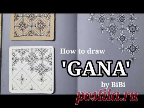 How to draw 'GANA'