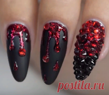Halloween Nails | April Ryan | Red Iguana - YouTube