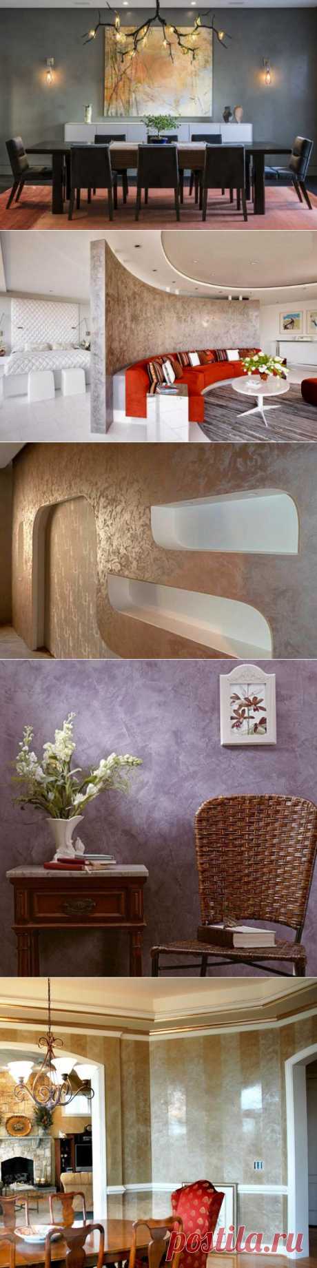Венецианская штукатурка – потрясающий эффект мраморных стен - Мой дом