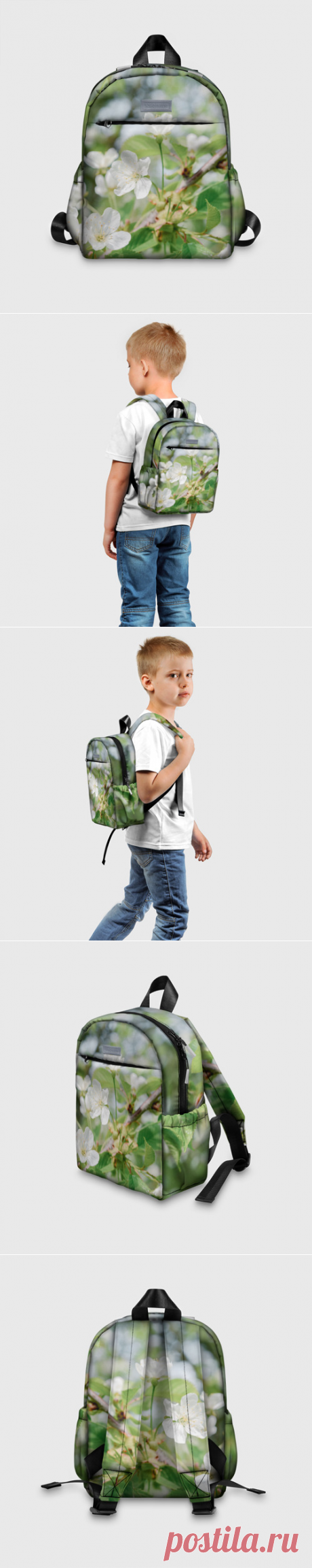 Детский рюкзак 3D Цветущая ветка вишни, фото - купить по цене 1990 руб в интернет-магазине Всемайки, арт 3652995