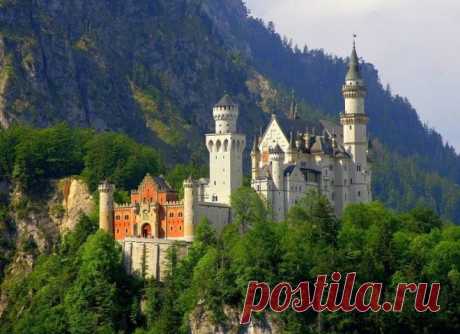 Удивительный замок Нойшванштайн - замок фантазий безумного короля