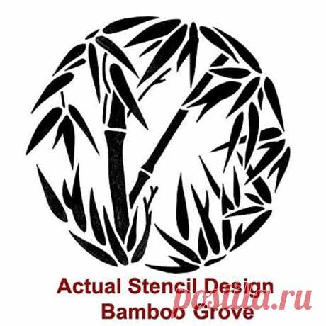 Bamboo Grove Wall Stencil LG Japanese stencil design Bamboo stencils Stencil for Painting Wall Stencils Furniture stencils - Etsy Chile