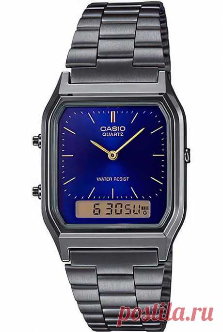 Мужские часы Casio AQ-230GG-2A купить по цене 7190 ₽ в Москве — интернет магазин worldofwatch.ru