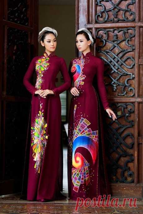Современные наряды вьетнамских красавиц