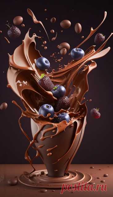Горячий шоколад — это удивительный напиток, который согревает.