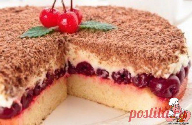 Вишневый пирог «Наслаждение» - RecipesHome.ru