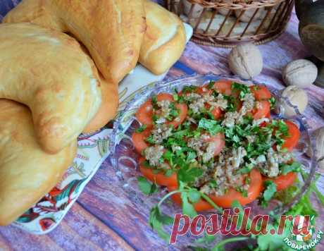 Закуска "Помидоры к хачапури" – кулинарный рецепт