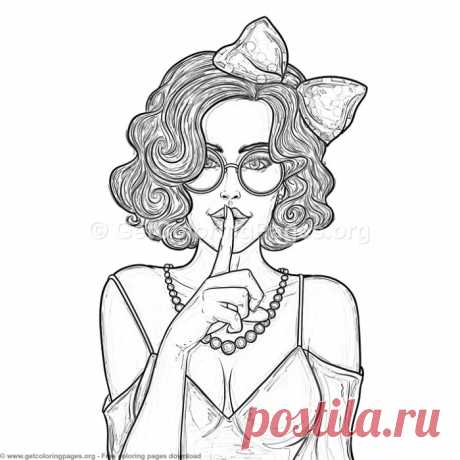 4 Pop Art Girl Coloring Pages &amp;#8211; GetColoringPages.org