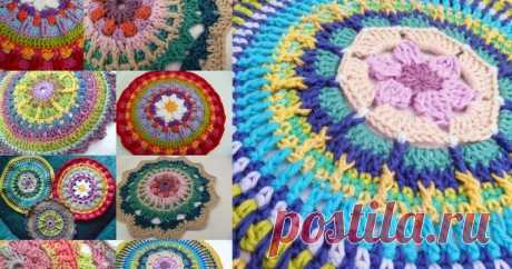 Mandala Madness.... Crochet, yarn and colour, free patterns original design and helpful crochet information