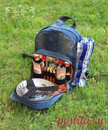 Шьем из джинсовой ткани удобный рюкзак для пикника (Шитье и крой) – Журнал Вдохновение Рукодельницы