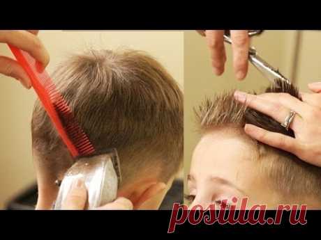 HOW TO CUT BOY'S HAIR // Taper Fade Haircut with No attachments