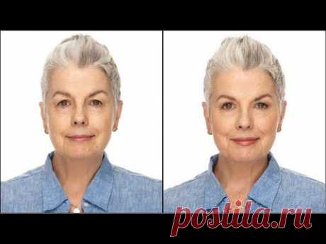 A full face makeover for older women using Drug store makeup. In this simple, natural looking makeup tutorial, I demonstrate some classic makeup techniques g...
