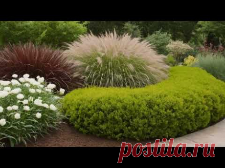 Here are some tips for creating an original flower bed. Дизайн клумби