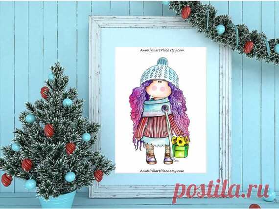 Watercolor Doll Art Nursery Decor Print Digital Tilda | Etsy Watercolor Doll Art, Nursery Decor Print, Digital Tilda Poster, Fabric Doll Painting, Handmade Doll Printable, Baby room Interior Idea _____________________________________________________________________________________  INSTANT DOWNLOAD WATERCOLOR PAINTING  - based on our doll coloring pages - can