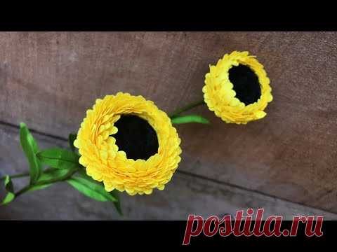 ABC TV | How To Make Chrysanthemum Paper Flower With Shape Punch #2 - Craft Tutorial