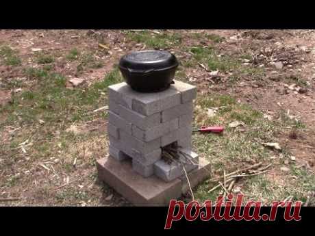 DIY Brick Rocket Stove - Cooking Without Power