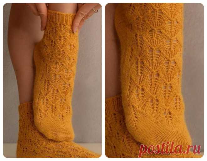 Вяжем уютные носочки спицами: 11 узоров для носков со схемами | Вяжем вместе! | Дзен
