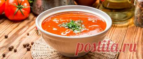 Сыроедческий томатный суп - рецепт от OUM.RU