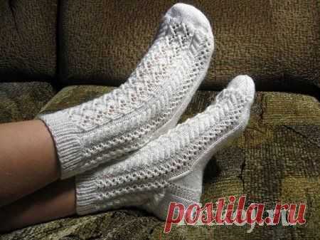 Ажурные носочки, подборка схем » Ниткой - вязаные вещи для вашего дома, вязание крючком, вязание спицами, схемы вязания