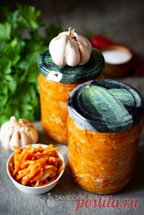 Салат из моркови с чесноком на зиму — рецепт с фото пошагово