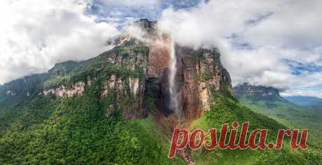Венесуэла: водопад Анхель Километр падающей воды — можете себе представить такое? В этом материале знаменитый водопад и окрестные пейзажи можно рассмотреть с самых разных ракурсов