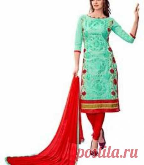 Buy Green embroidered cotton salwar Online Heavy Embroidery Top with Lace Border Lilots Cotton Pista Green Heavy Embroidery Top with Lace Border Dress Material. The Lilots most famous and presenting all trending designs to its customers, Lilots  is the brand that is always on top of the list for best quality. They have exclusive designs and patterns that attract your eyes, and you’ll fall for buying them instantly! Lilots dresses is 1st Pick of  girls, working women, socia...