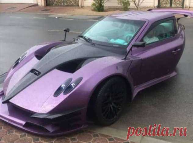 Трехколесный Pagani Zonda выглядит очень необычно . Тут забавно !!!