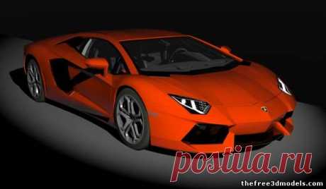 Lamborghini Aventador Free 3D Model - .obj .lwo - Free3D