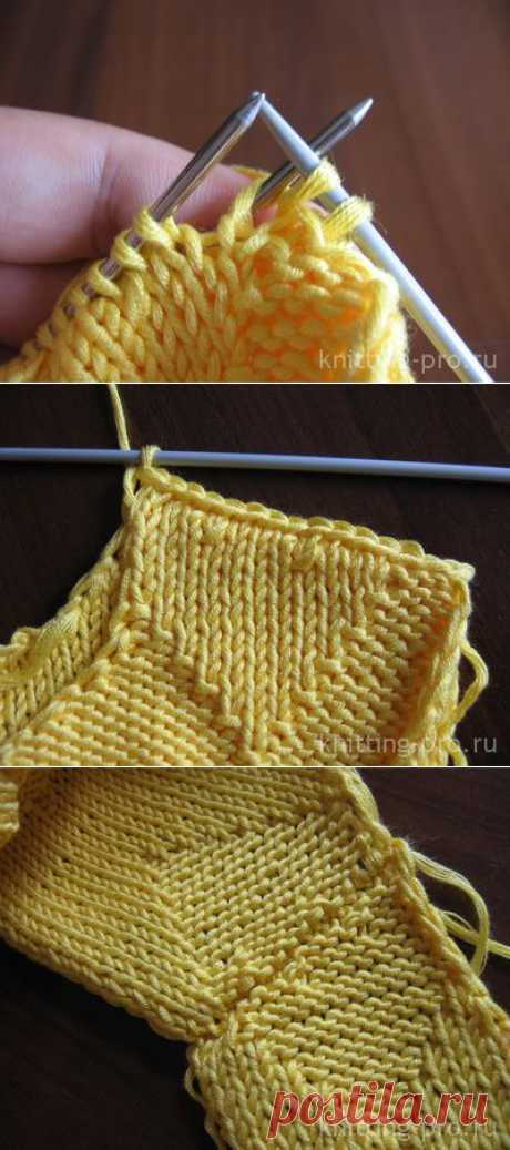 Соединение деталей одновременно с закрытием петель - knitting-pro.ru - От азов к мастерству