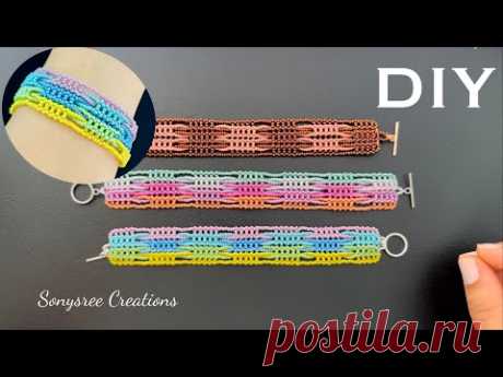 Links Beaded Bracelet || DIY Beaded Bracelet || Sonysree Creations