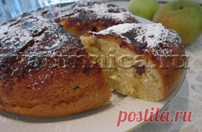шарлотка с яблоками в мультиварке рецепт - Пошаговые рецепты с фото