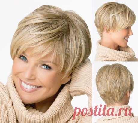 wig stock Picture - More Detailed Picture about Medusa hair products: Beautiful boy cut Short pixie wigs for women Straight style Synthetic Blonde wig with bangs SW0081 Picture in Synthetic Wigs from Medusa wig | Aliexpress.com | Alibaba Group