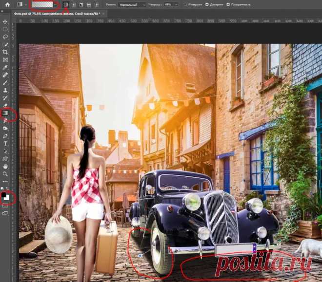Как вписать любой объект в любой фон в photoshop, наложение теней, света, бликов и рефлексов.