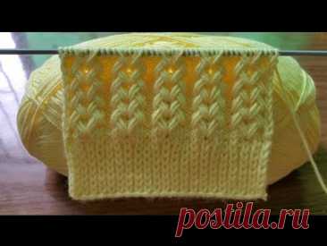 HERMOSO PATRÓN TEJIDO A DOS AGUJAS o palitos | TEJIDOS ROSSY 💗  #tejidos #knitting #crochet