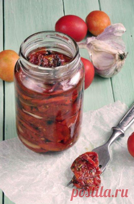 Рецепт заготовки на зиму: Вяленые помидоры в микроволновке - 1001 ЕДА вкусные рецепты с фото!