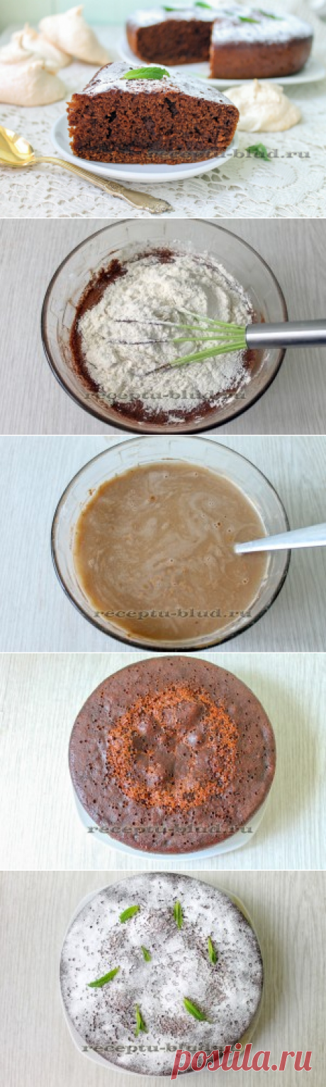 Рецепты шоколадного бисквита с фото – в мультиварке, духовке